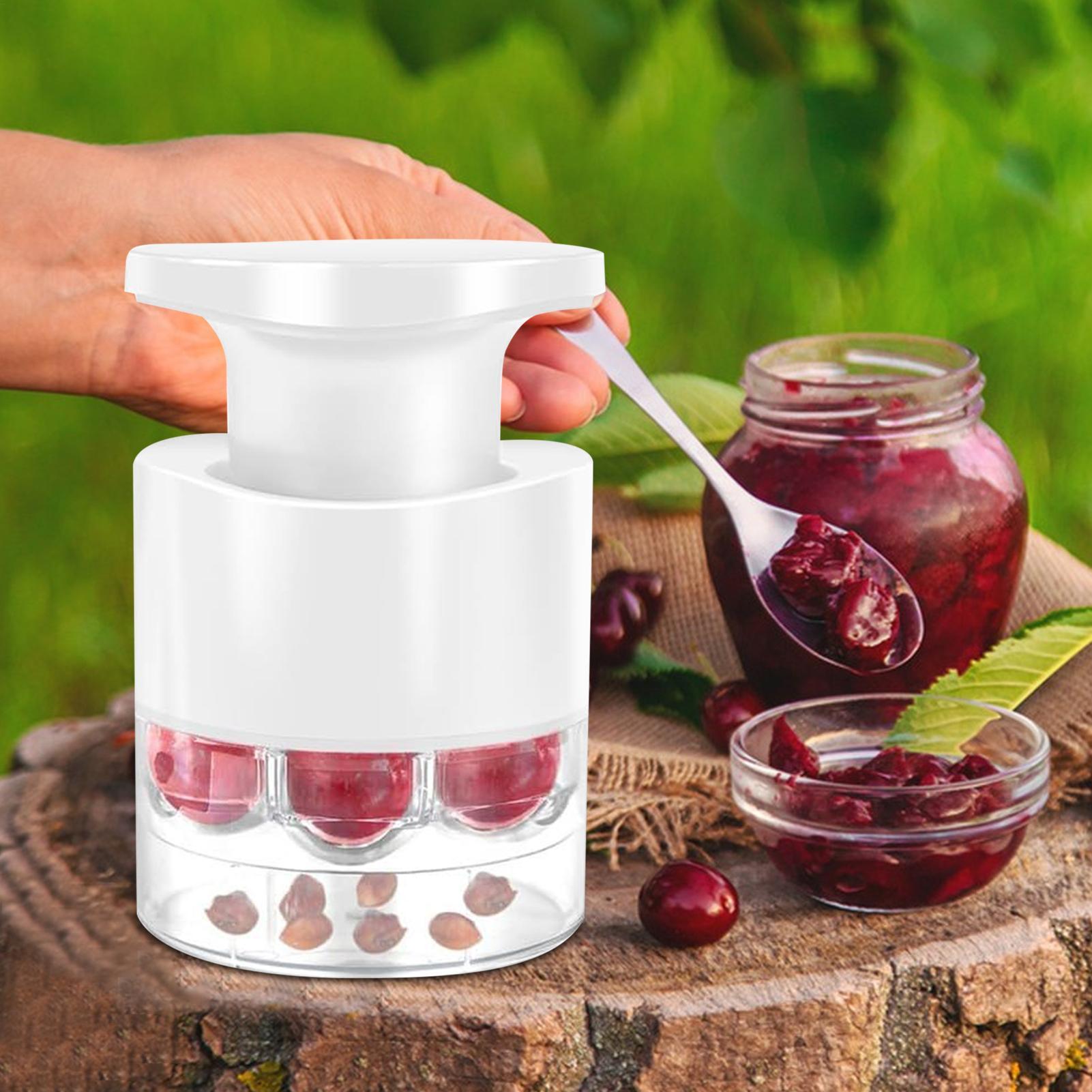 Kitchen Gadgets Save Time - 7-Hole Cherry Pitter Tool, Multifunctional Time-Saving