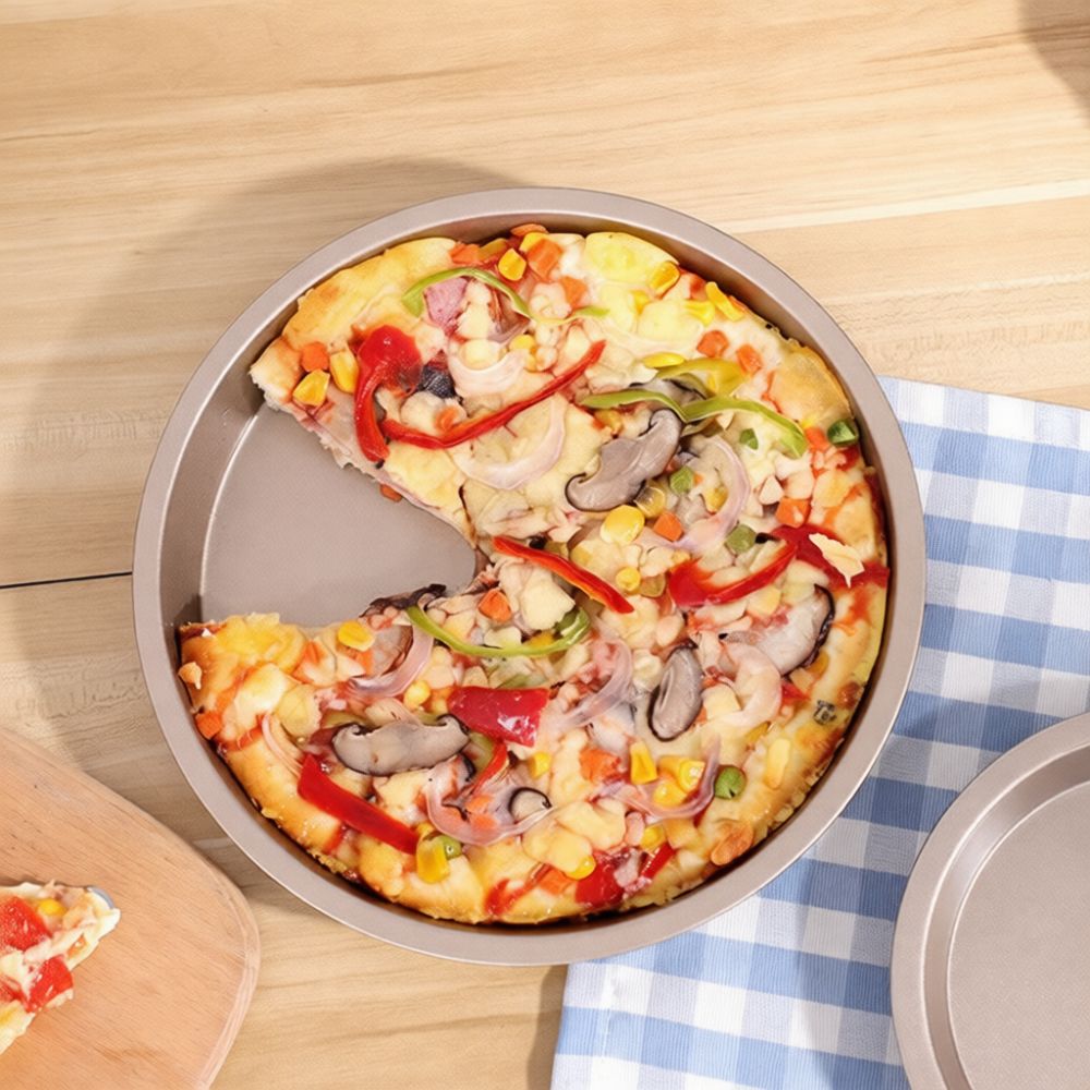 Pizza Stone Baking - Kitchen Bakeware Tool Round Pizza Pan