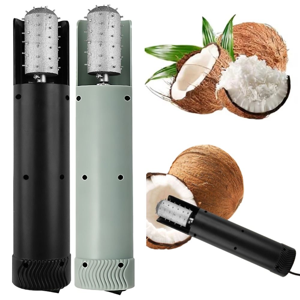 Kitchen Gadgets Uk - Anti-Splash Electric Coconut Meat Grater Rotating