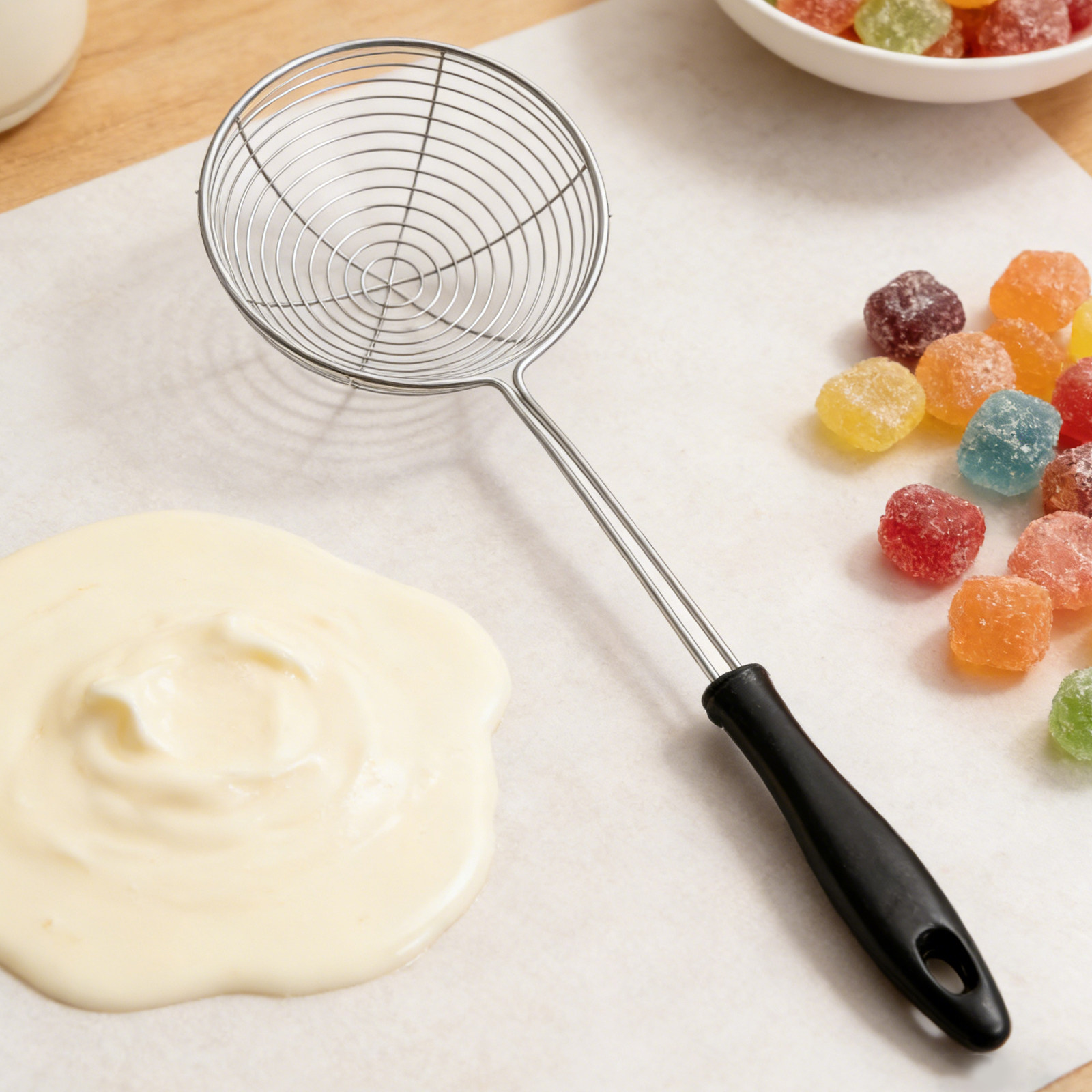 2Pcs Stainless Steel Chocolate - Stainless Steel Strainer review and price