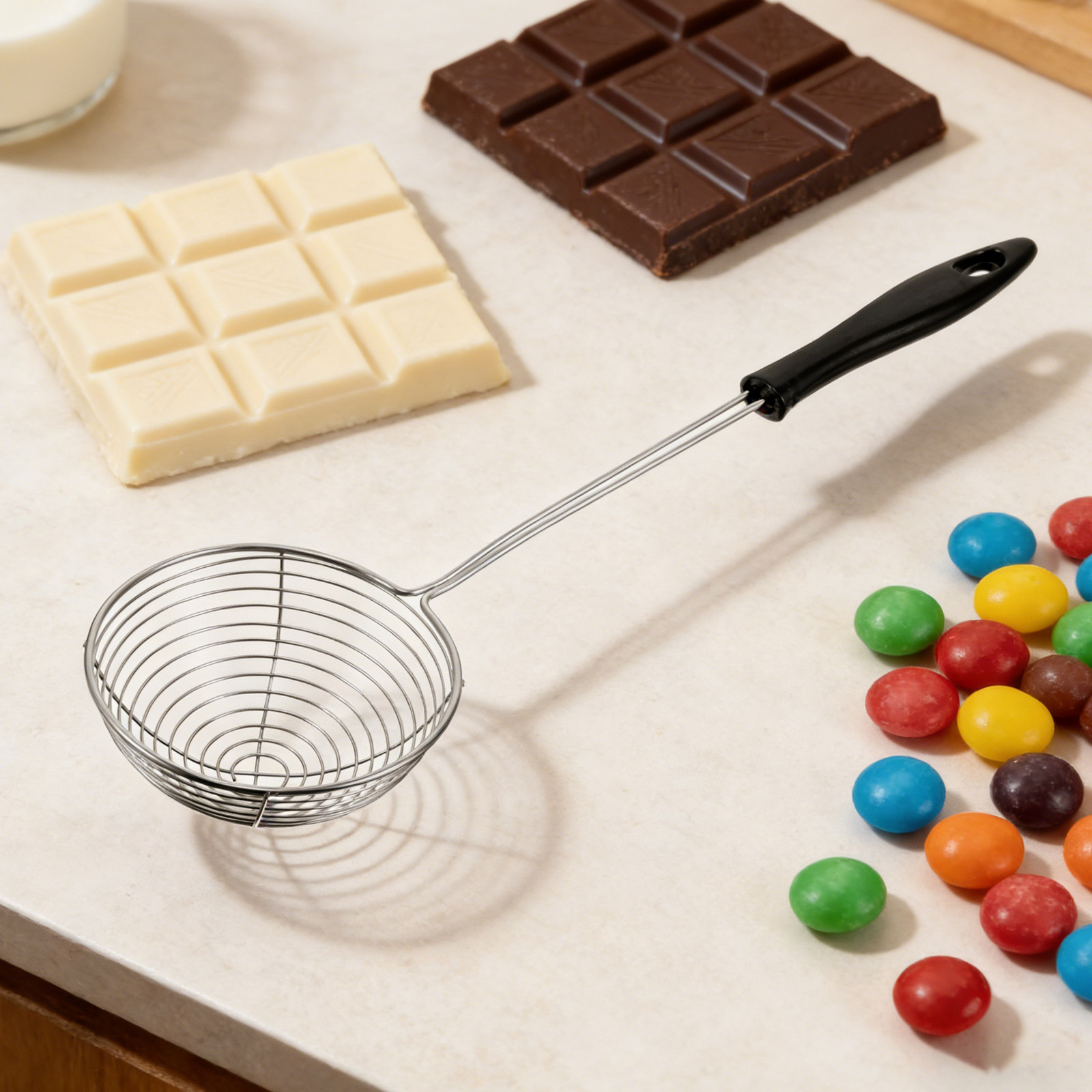 2Pcs Stainless Steel Chocolate - Stainless Steel Strainer review and price