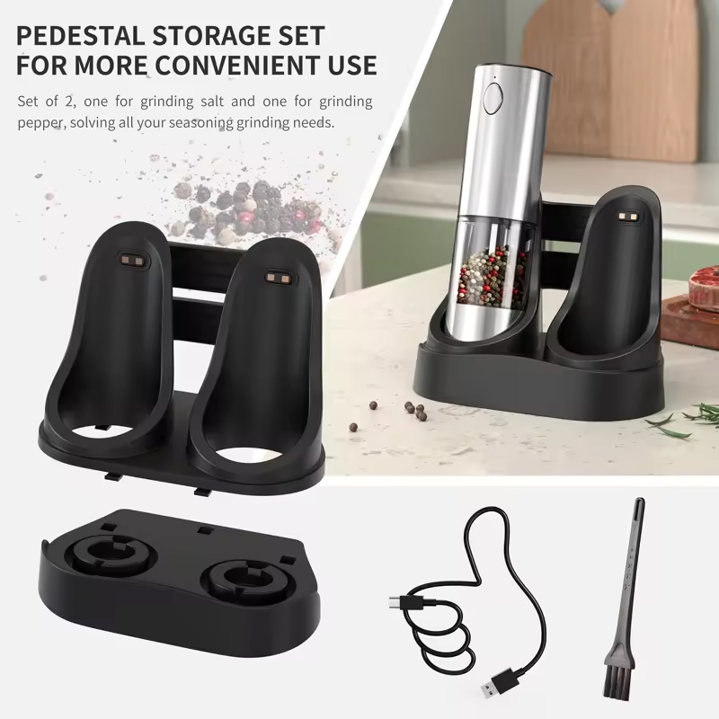 1/2PCS Electric Salt And Peppe - Kitchen Gadgets For Cooking review and price