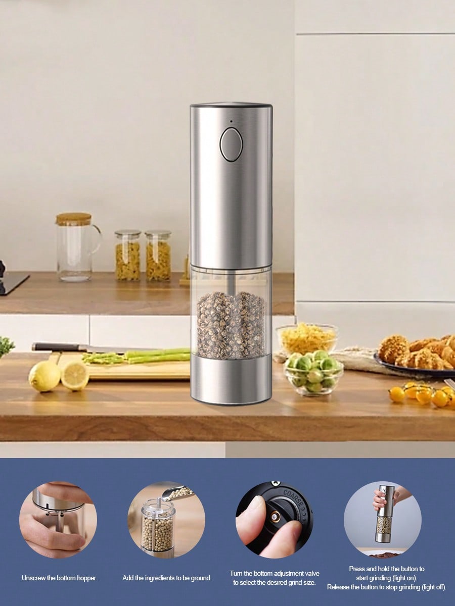 2-Piece Electric Salt Pepper G - Kitchen Gadgets Ideas review and price