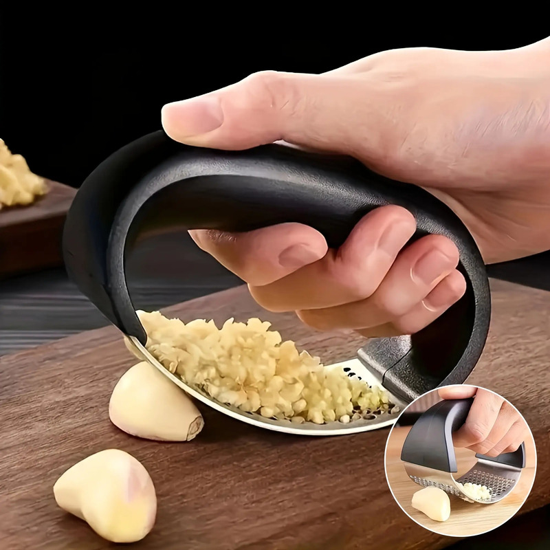 1A Manual Garlic Press Black H - Manual Garlic Press review and price