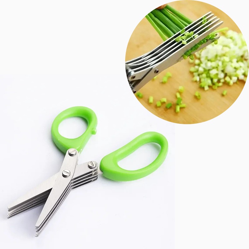 Time Saving Herb Scissors 5 Bl - Kitchen Gadgets Save Time review and price