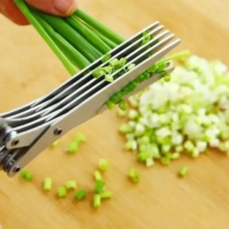Time Saving Herb Scissors 5 Bl - Kitchen Gadgets Save Time review and price
