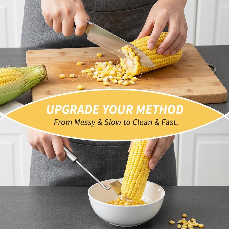 Stainless Steel Corn Remover T - Kitchen Gadgets Save Time review and price