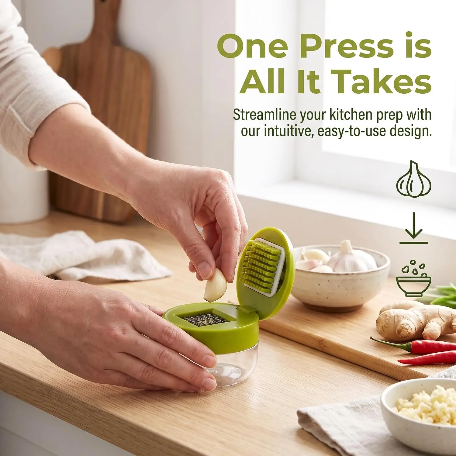 Manual Garlic Twister and Ging - Manual Garlic Press review and price