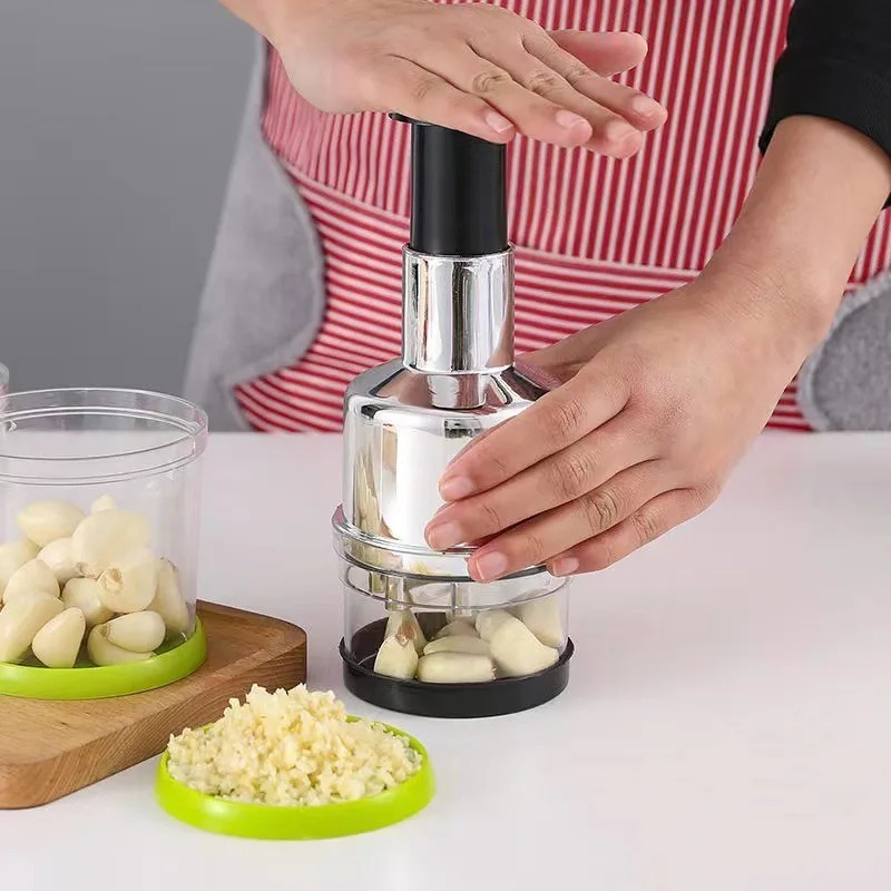 New Stainless Steel Garlic Pre - Kitchen Gadgets Vegetable Chopper review and price