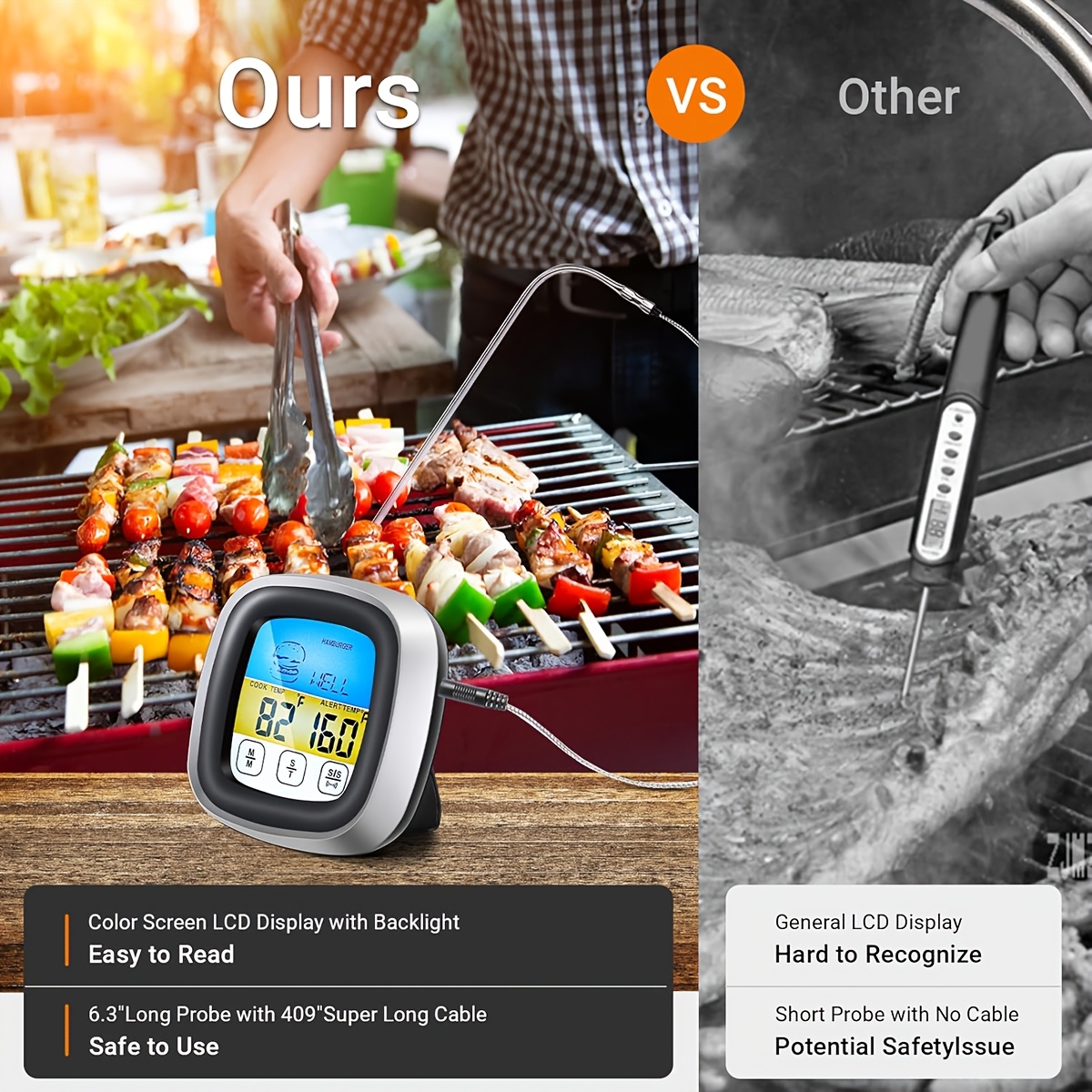 Digital Meat Thermometer BBQ T - Meat Thermometer review and price