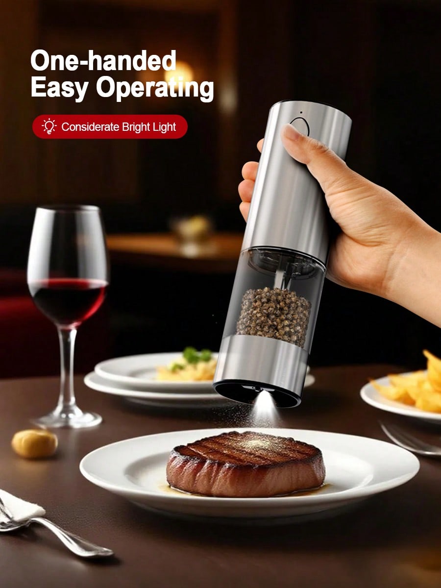 2-Piece Electric Salt Pepper G - Kitchen Gadgets Ideas review and price