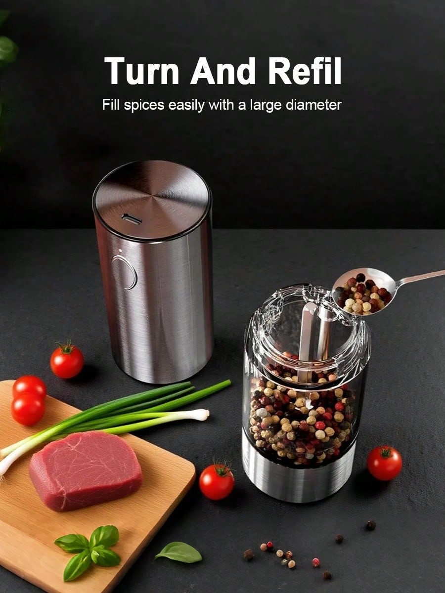 2-Piece Electric Salt Pepper G - Kitchen Gadgets Ideas review and price