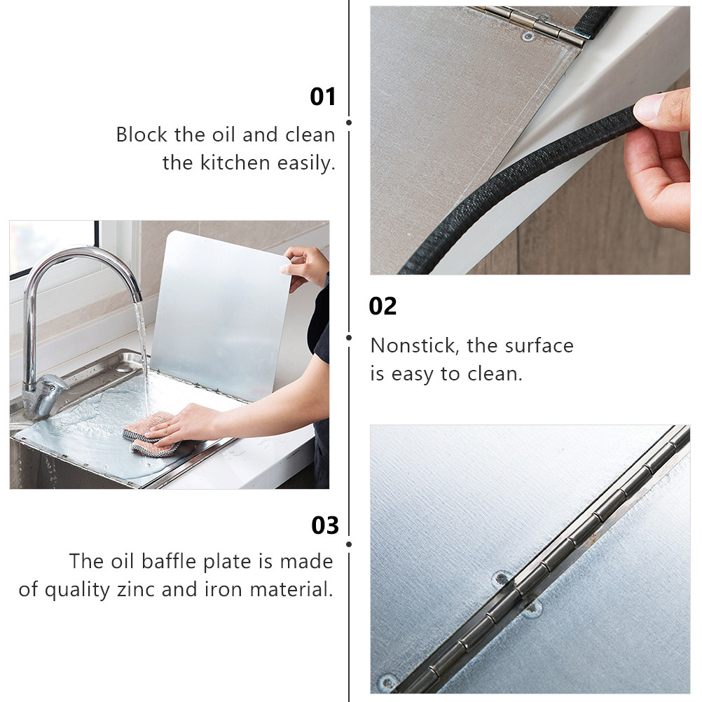 Foldable Kitchen Oil Baffle Pl - Kitchen Gadgets For Cooking review and price