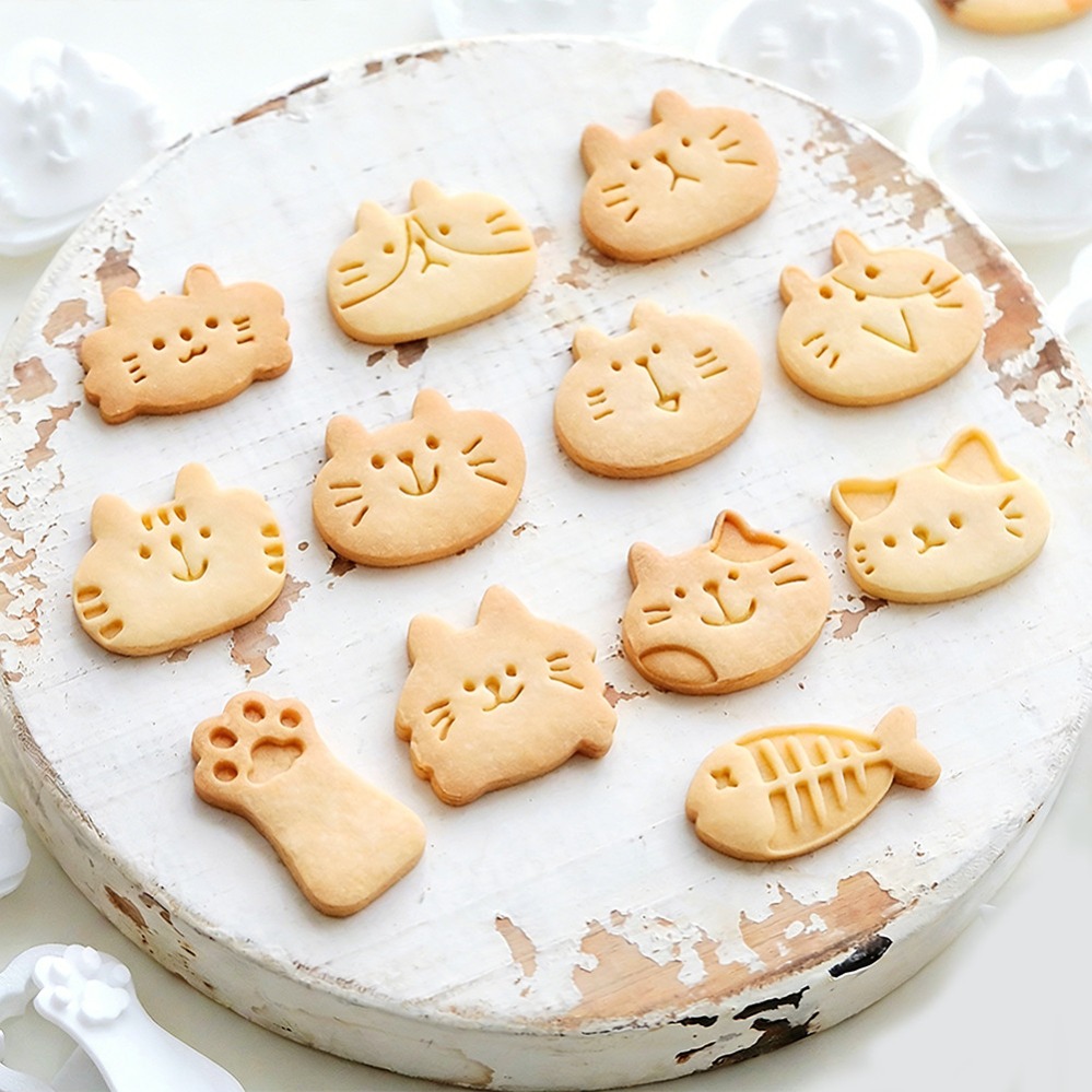 Cute Kitten DIY Stamp Cookie C - Kitchen Gadgets Plus review and price