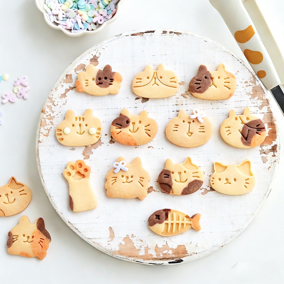 Cute Kitten DIY Stamp Cookie C - Kitchen Gadgets Plus review and price