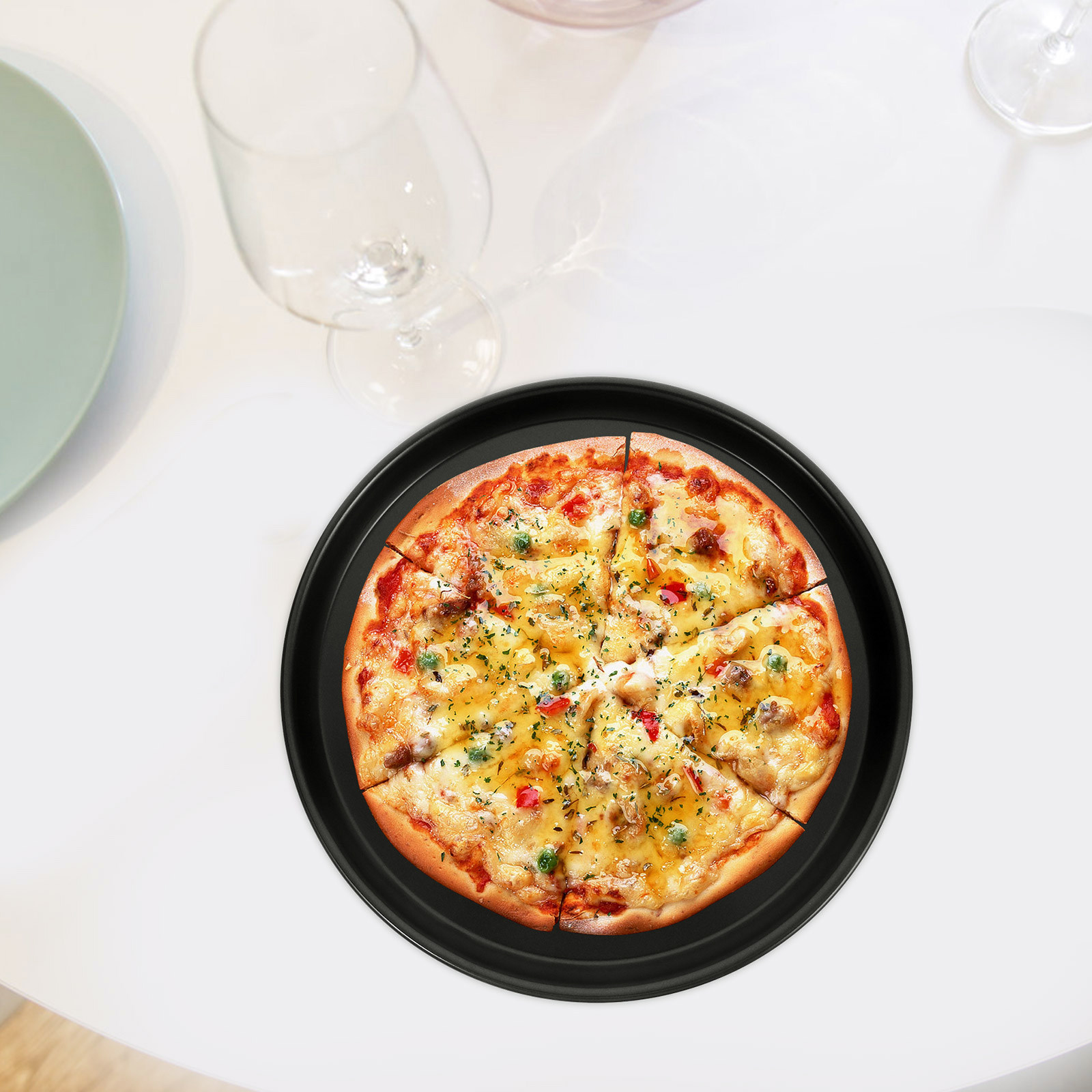 Oven Pizza Crisper Pan Round N - Pizza Stone Baking review and price