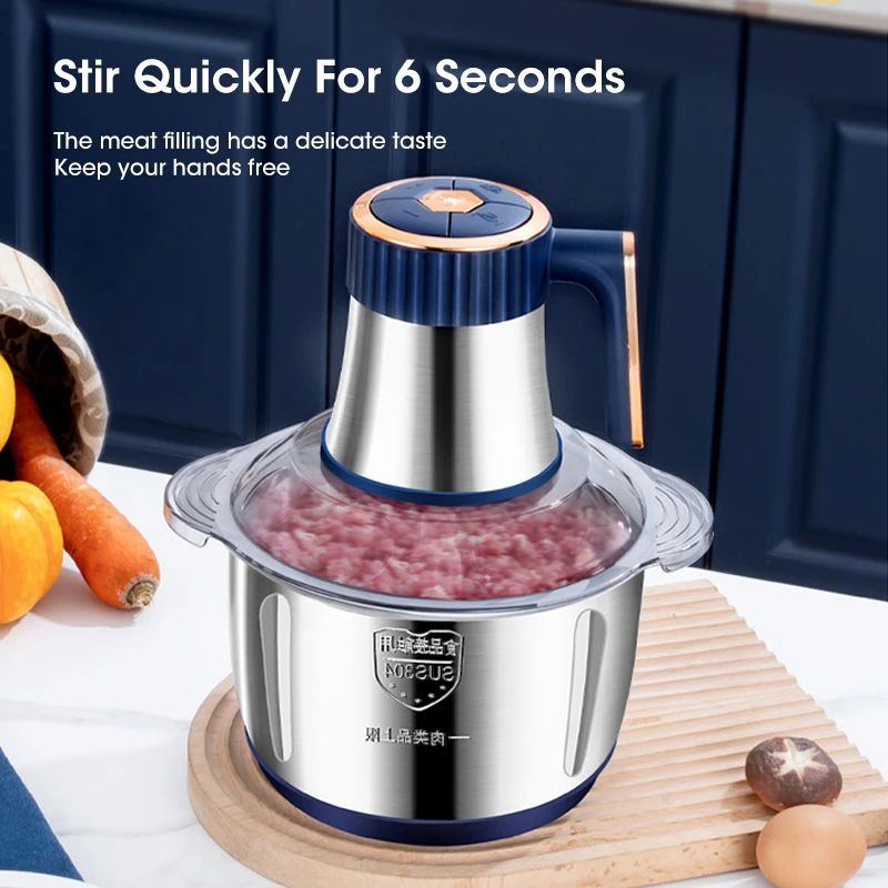 Household 5L Electric Meat Gri - Kitchen Gadgets Vegetable Chopper review and price