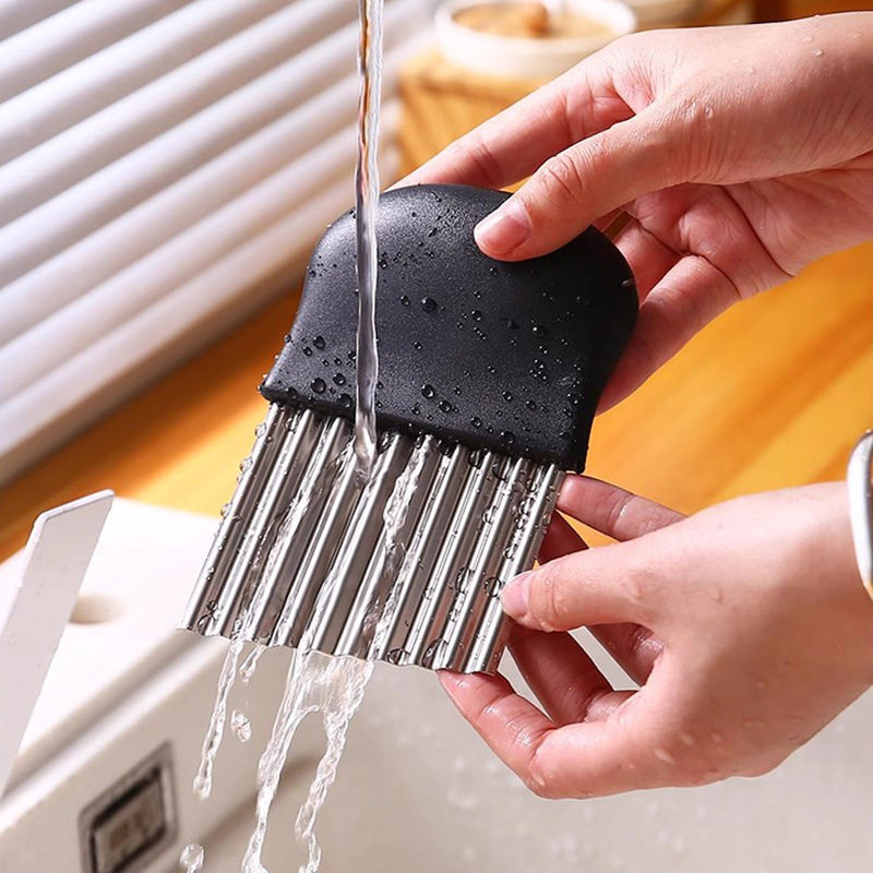 Stainless Steel Crinkle Cutter - Kitchen Gadgets Vegetable Chopper review and price