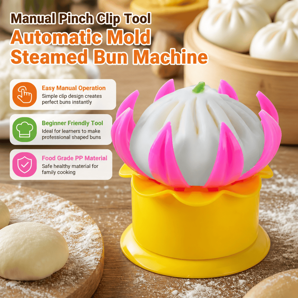 Steamed Bun Mold Manual Maker  - Kitchen Gadgets Save Time review and price
