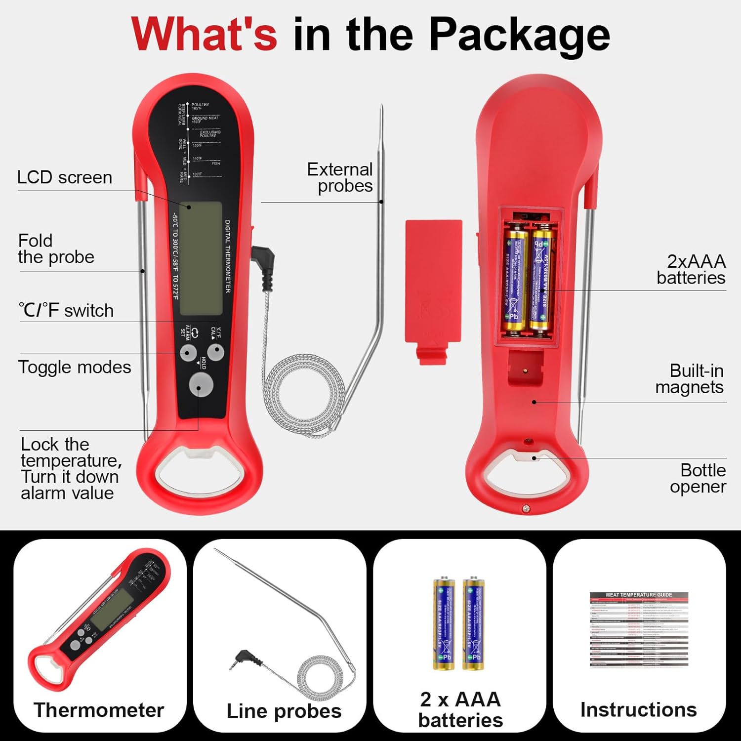 Long Cable Professional Meat T - Meat Thermometer review and price
