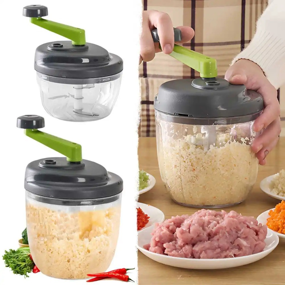 Household 500/900 ML Handcrank - Kitchen Gadgets Vegetable Chopper review and price