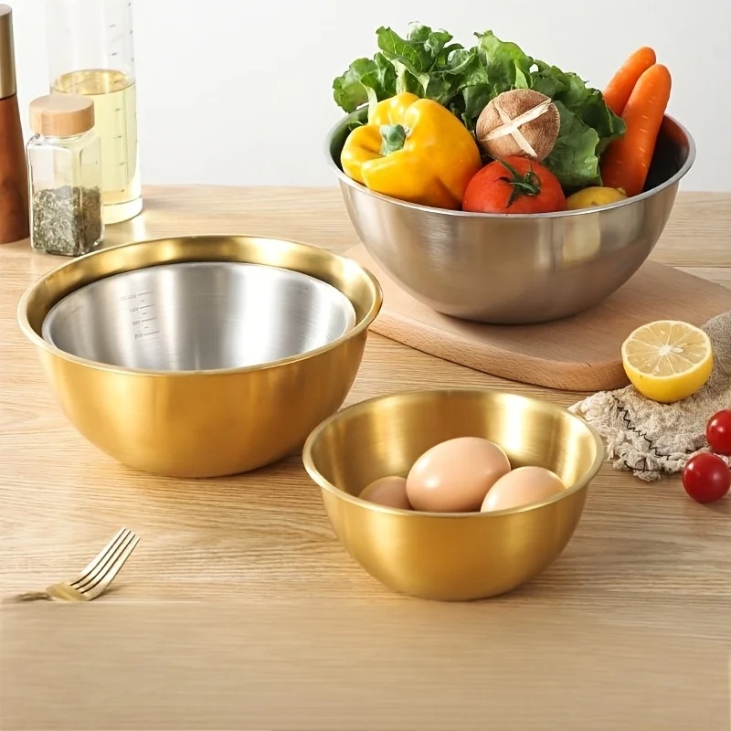 3PCS Stainless Steel Mixing Bo - Kitchen Gadgets Plus review and price