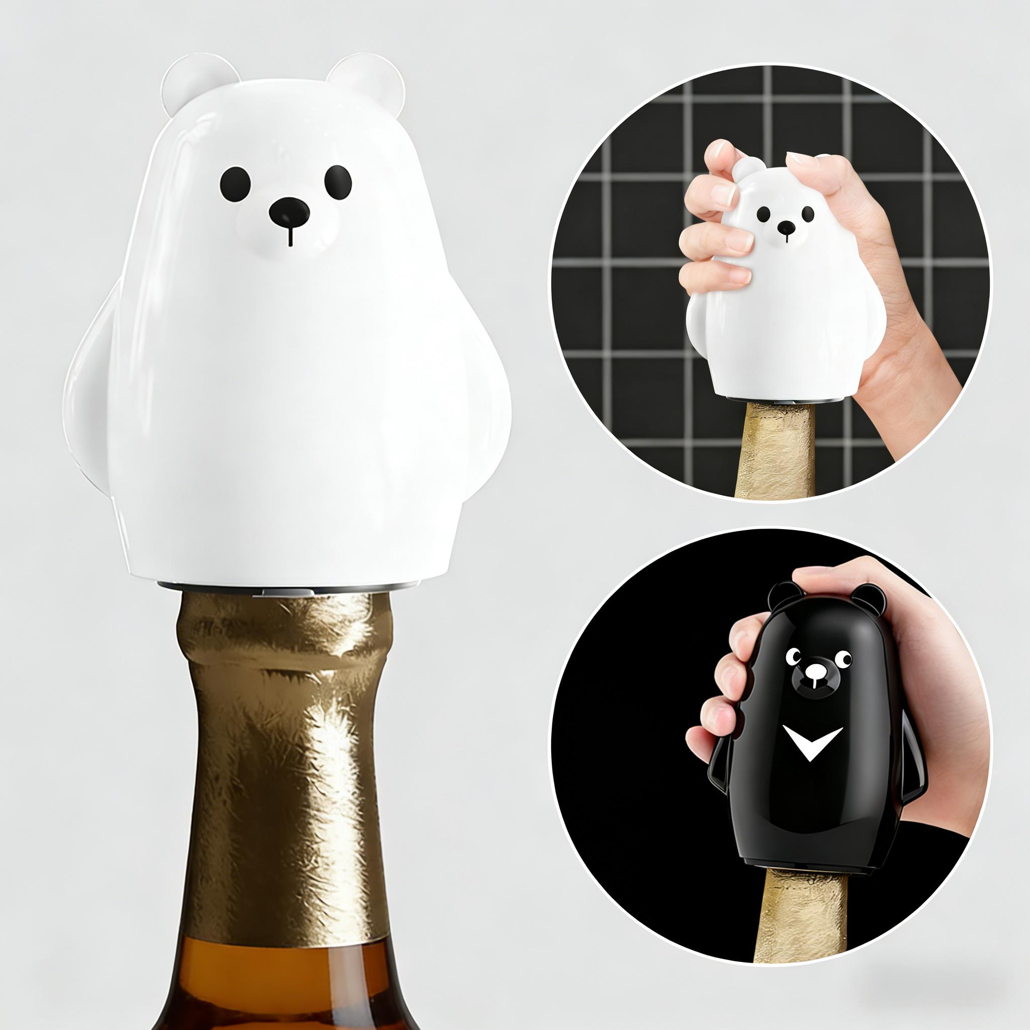 Cute Black & White Bear Bottle - Kitchen Gadgets Ideas review and price